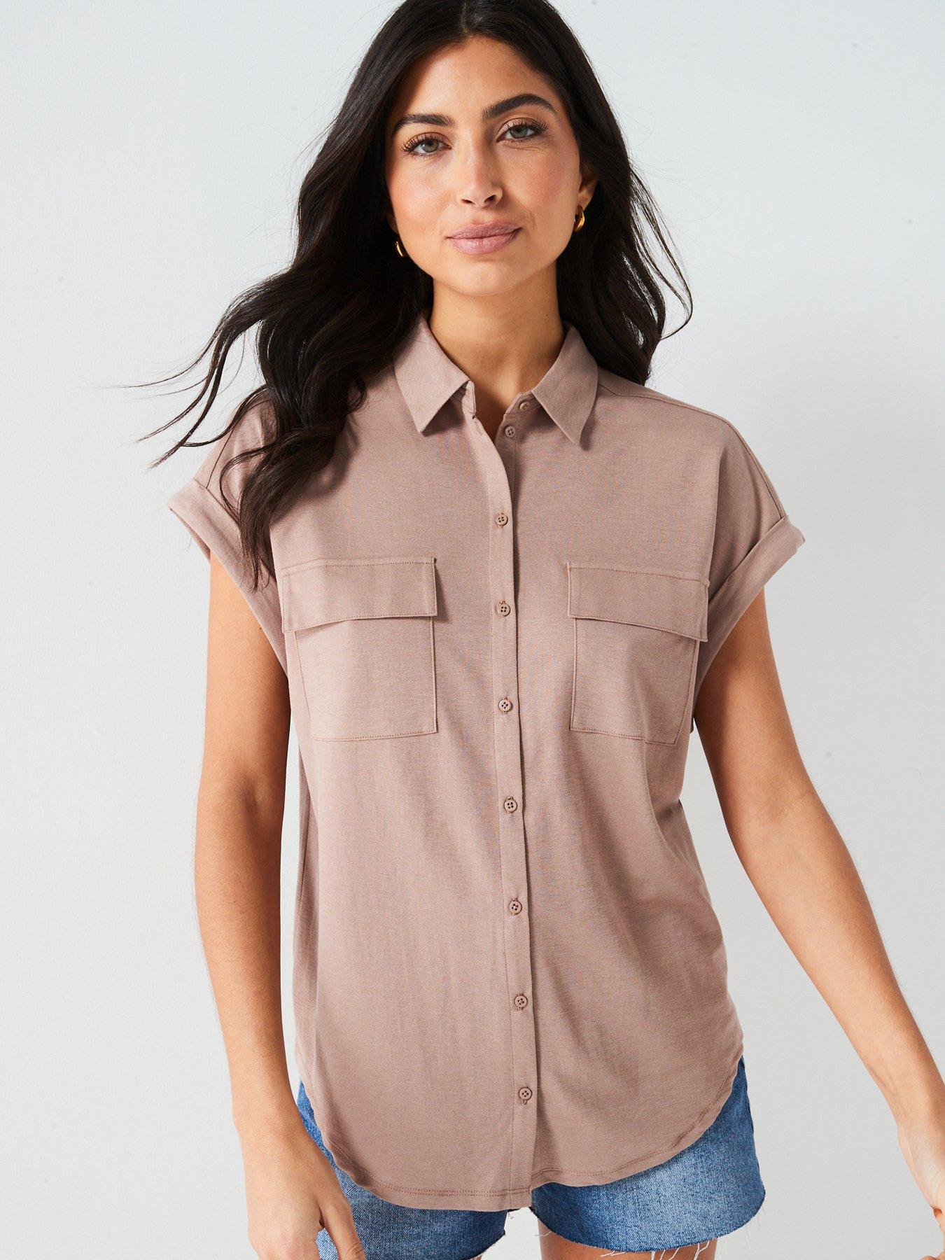 Brown, Tops & t-shirts, Women