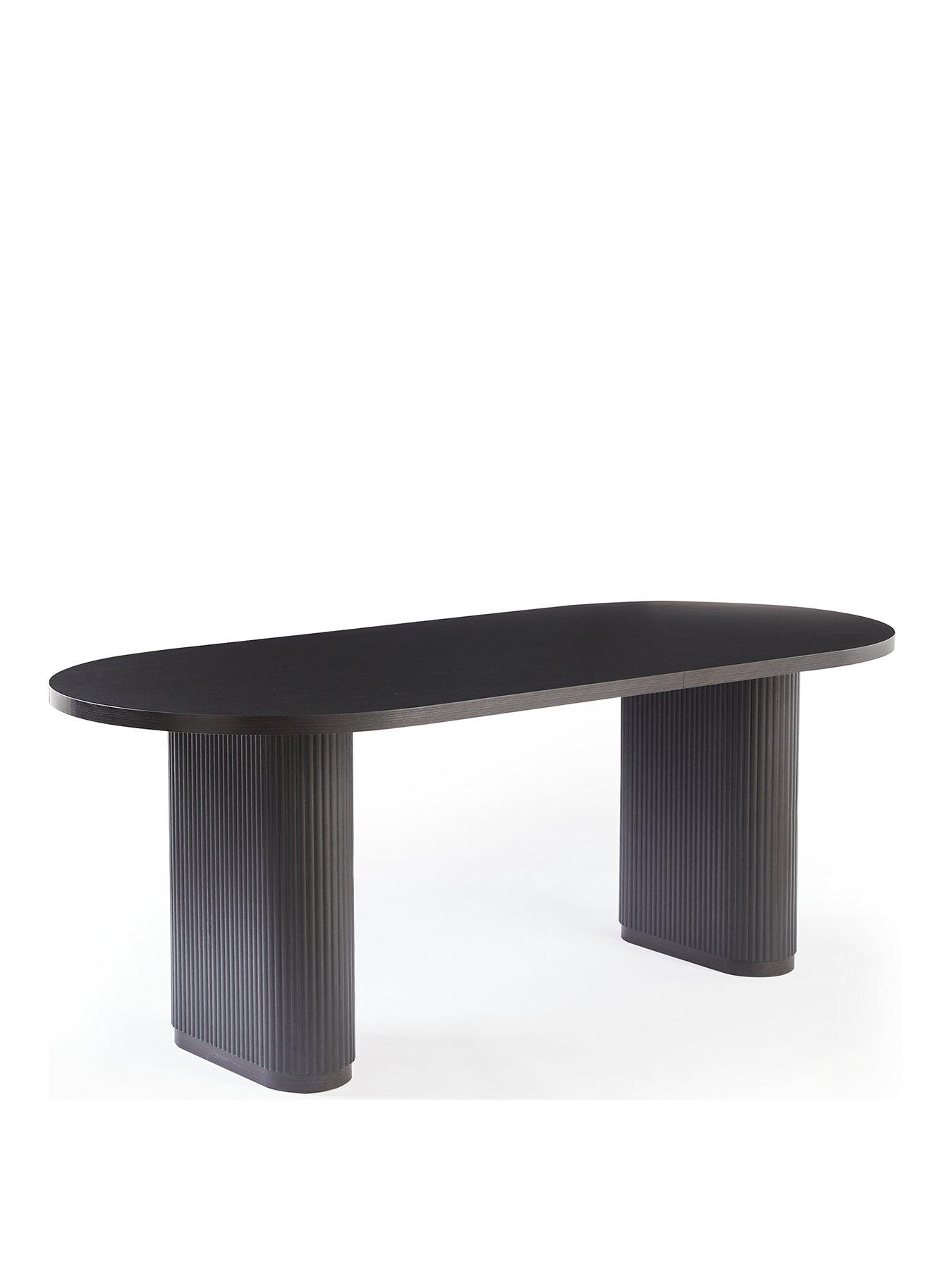 Image 3 of 7 of Very Home Carina 200 cm&nbsp;Dining Table&nbsp;+&nbsp;4 Chairs - Black/Natural