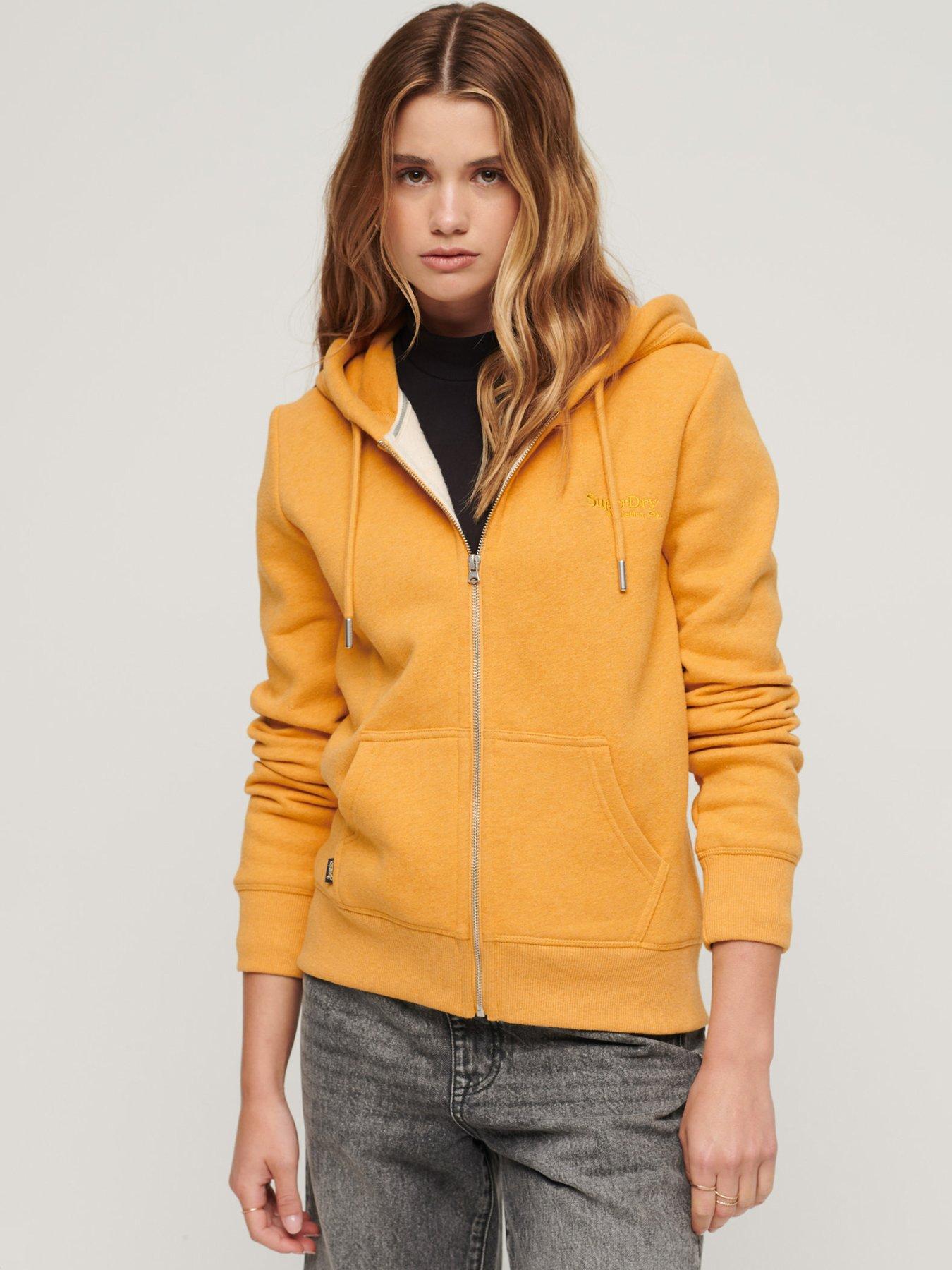 Superdry yellow clearance hoodie