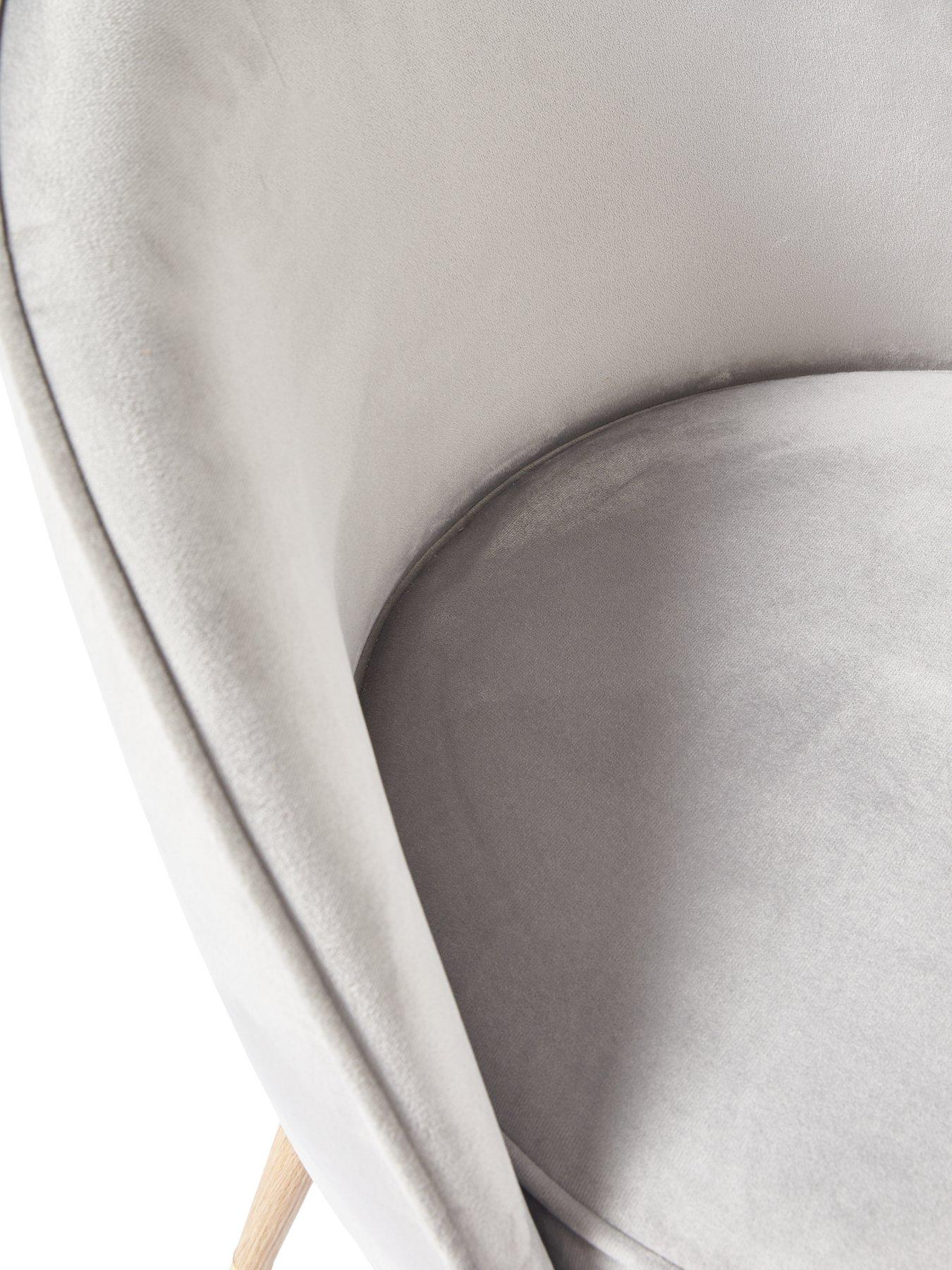 Image 5 of 5 of Very Home Carina Pair Of Dining Chairs - Grey