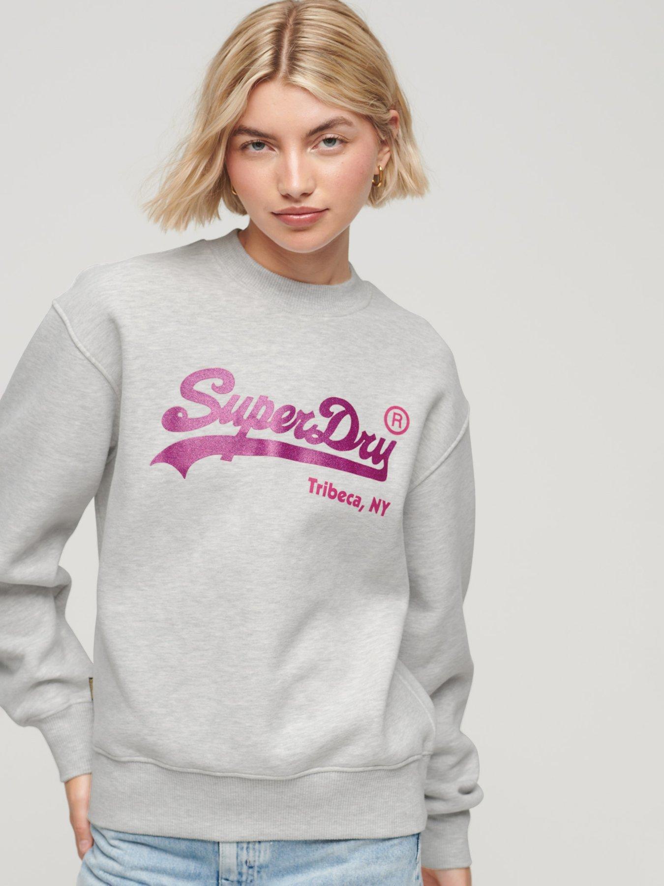 Superdry embellished sweat store dress