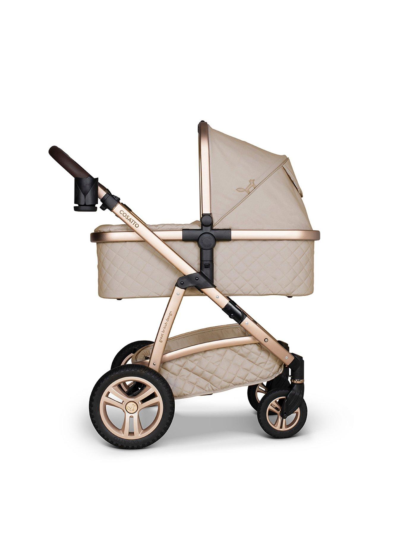 Image 2 of 8 of Cosatto Wow 2 Everything Travel System Bundle ADAC iSize Car Seat - Whisper