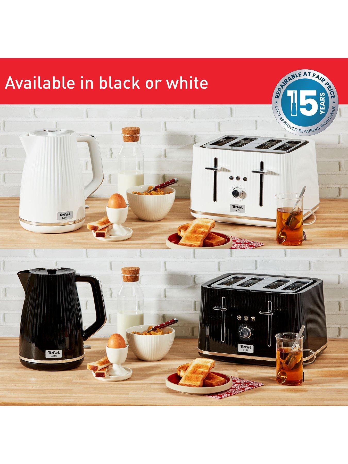 Image 6 of 7 of Tefal Loft 4-Slice Toaster TT760140 - White