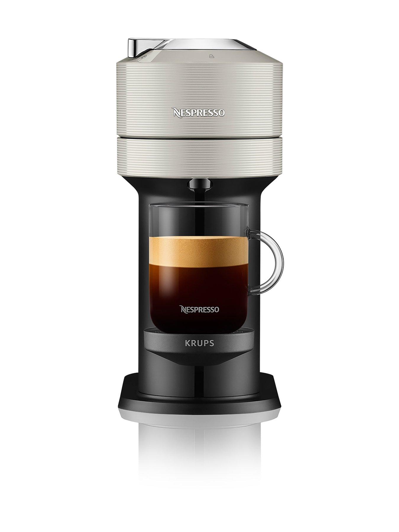 Nespresso Krups Vertuo Next Coffee Machine, Light Grey