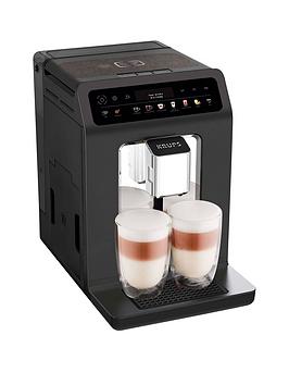 Product photograph of Krups Evidence One Automatic Bean To Cup Coffee Machine Black Ea895n40 from very.co.uk