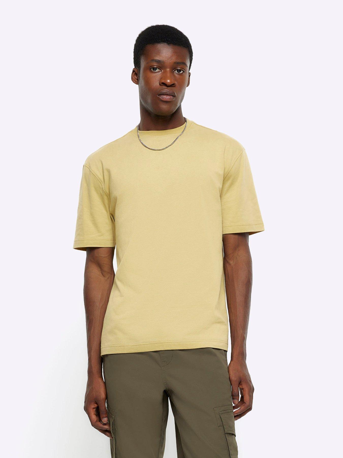 River island store yellow shorts