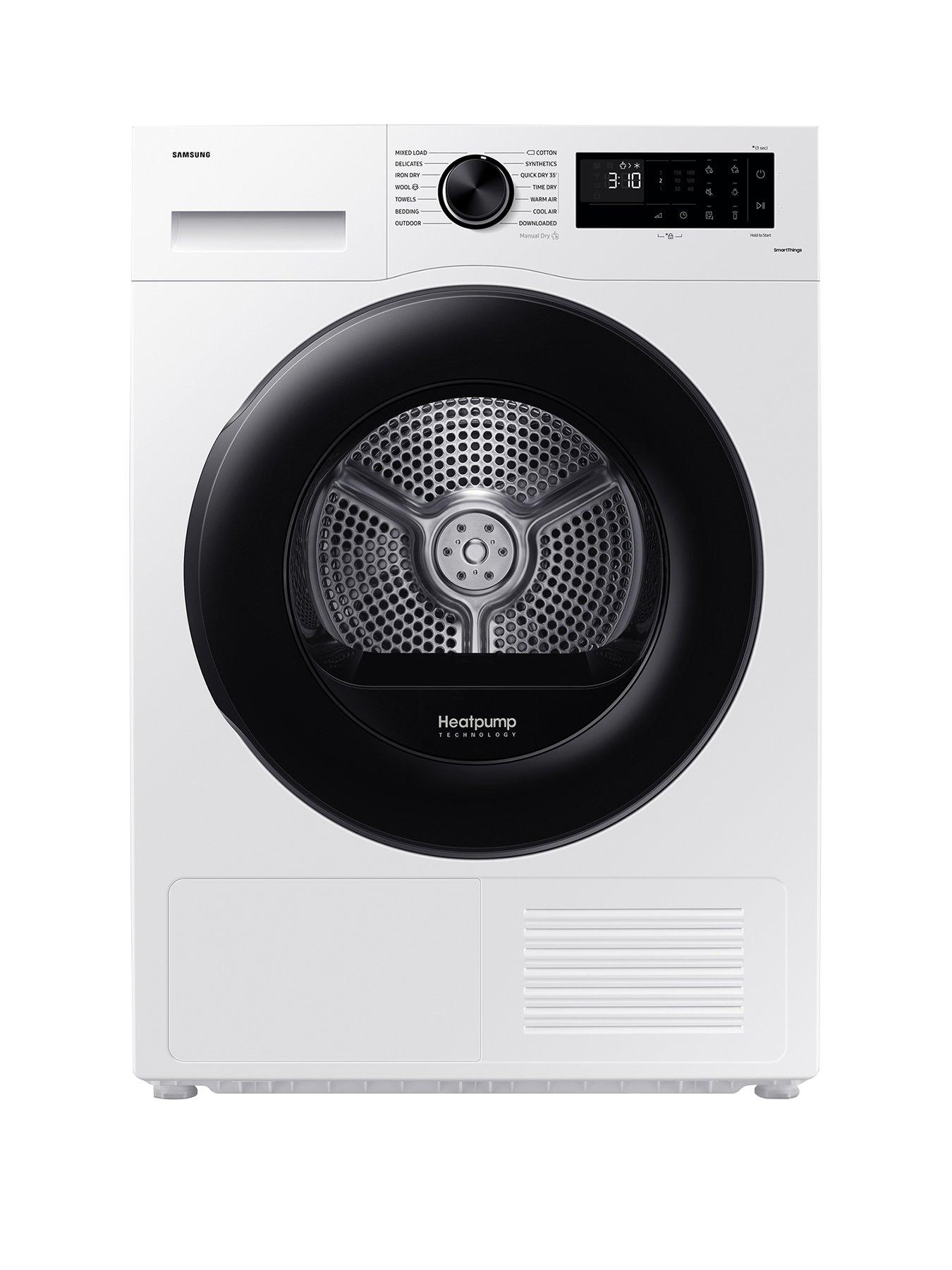 undefined Series 5 AI Energy DV80CGC0B0AEEU 8kg Heat Pump Tumble Dryer with OptimalDry - White