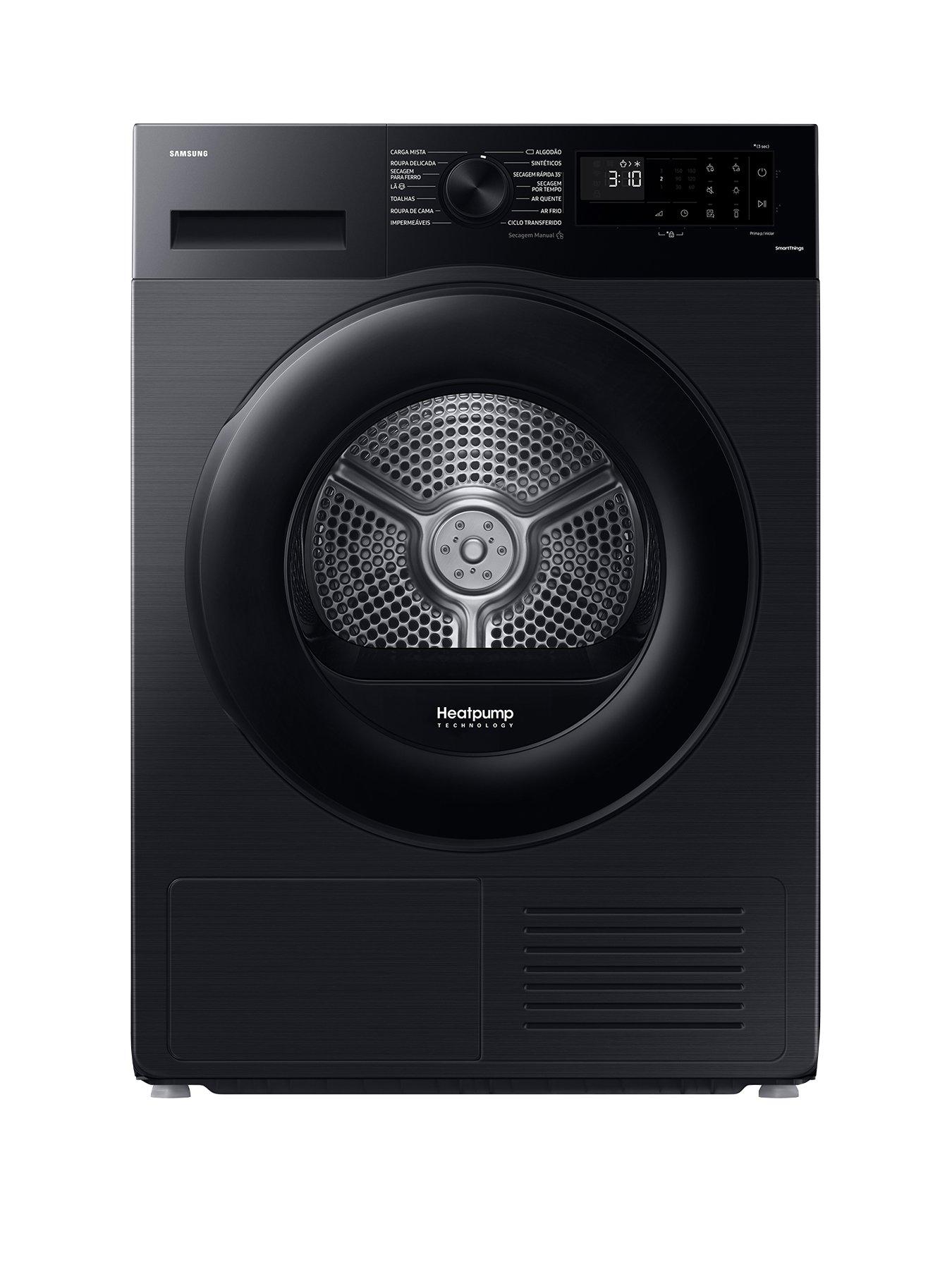 undefined Series 5 AI Energy DV80CGC0B0ABEU 8kg Heat Pump Tumble Dryer with OptimalDry - Black