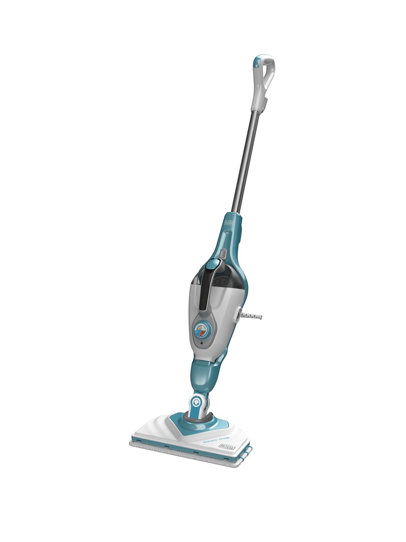 Product photograph of Black Decker Black Decker 1600w 2in1 Steam-mop With 15 Accessories Bhsm1610dsm-gb from very.co.uk