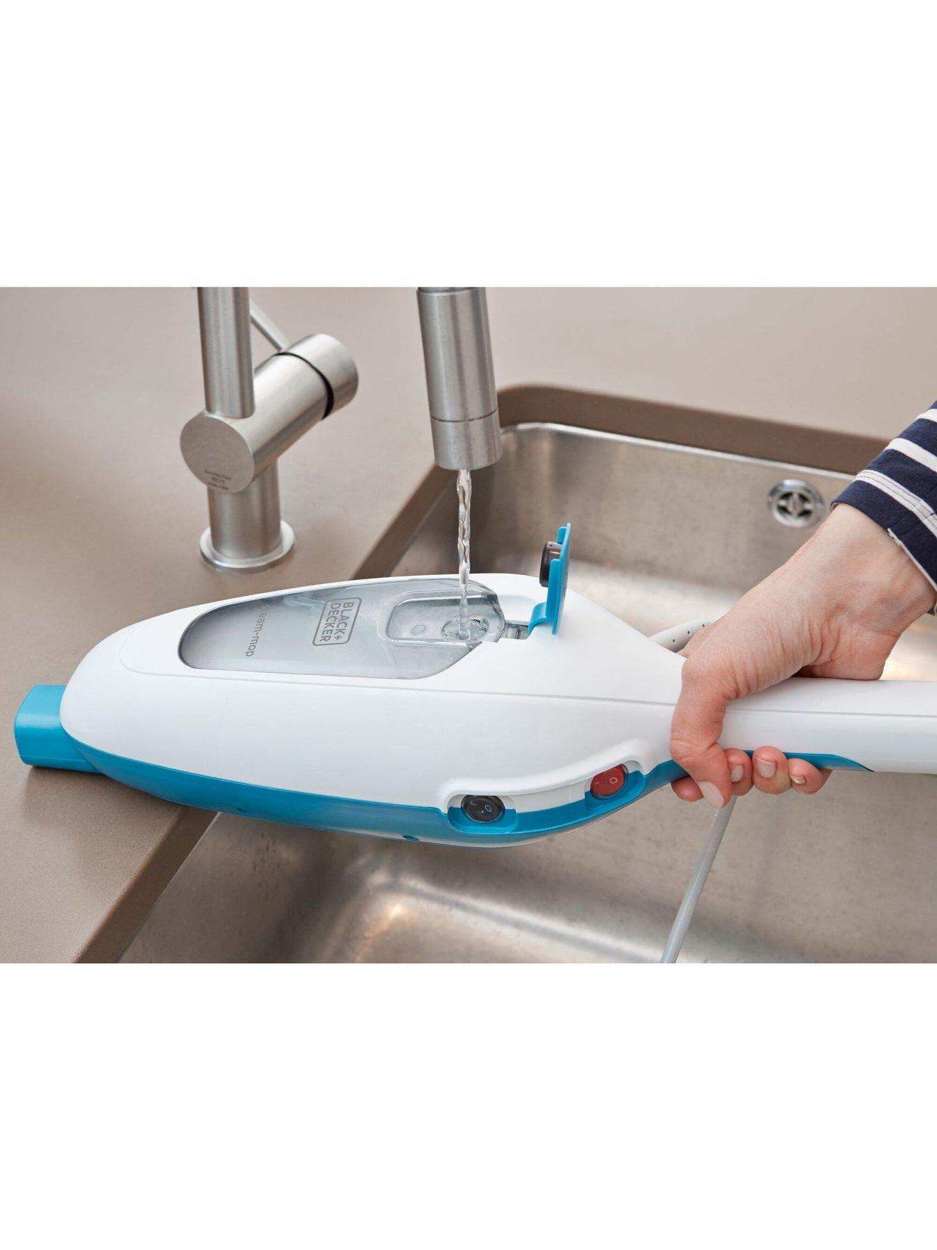 Black & Decker BLACK+DECKER 1300W SteamMop FSM13E1GB Very.co.uk