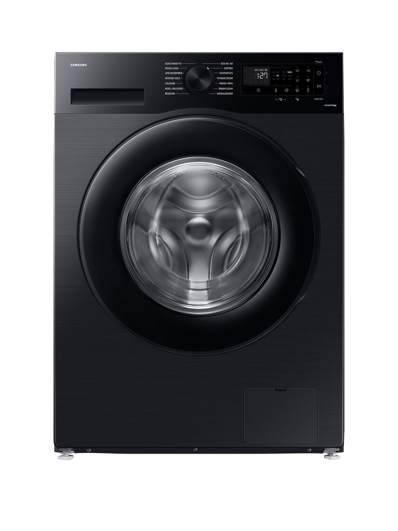Image 1 of 7 of Samsung Series 5 AI Energy WW90CGC04DABEU 9kg Load, 1400 Spin ecobubble Washing Machine with SmartThings - Black