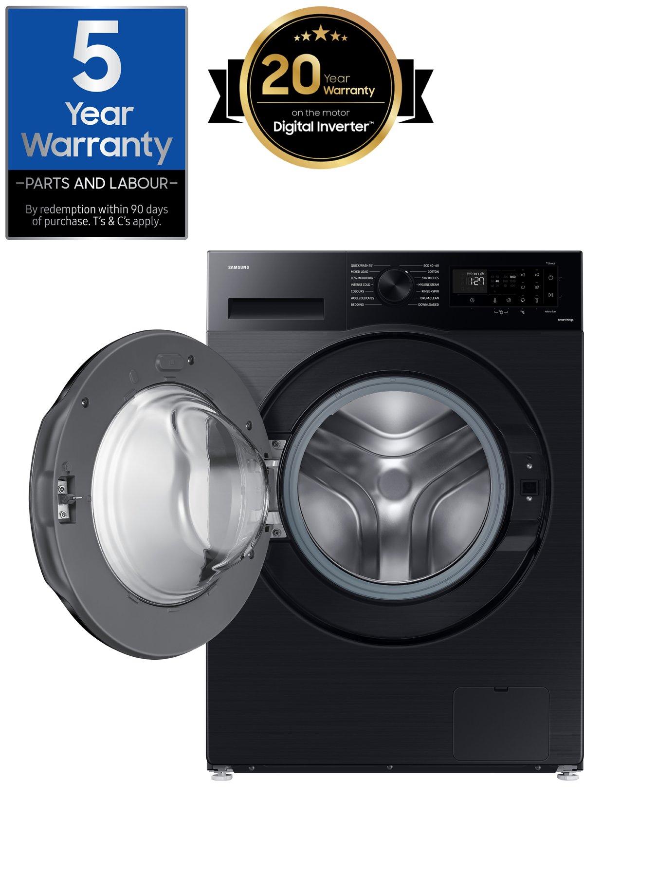 Image 2 of 7 of Samsung Series 5 AI Energy WW90CGC04DABEU 9kg Load, 1400 Spin ecobubble Washing Machine with SmartThings - Black