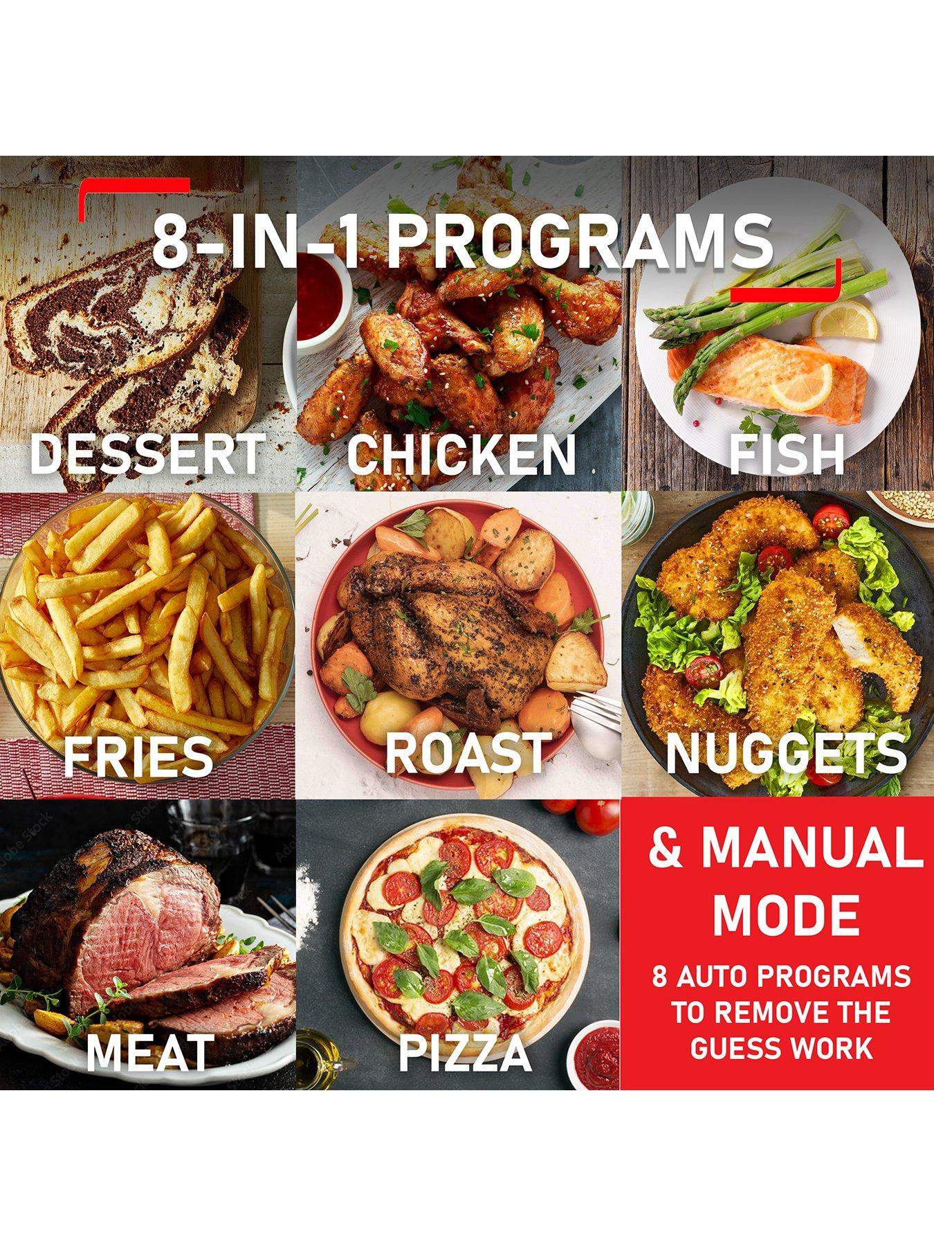 Image 4 of 8 of Tefal Easy Fry Vision Air Fryer&amp;Grill, 4.2L, 8 programs, Black, EY506840