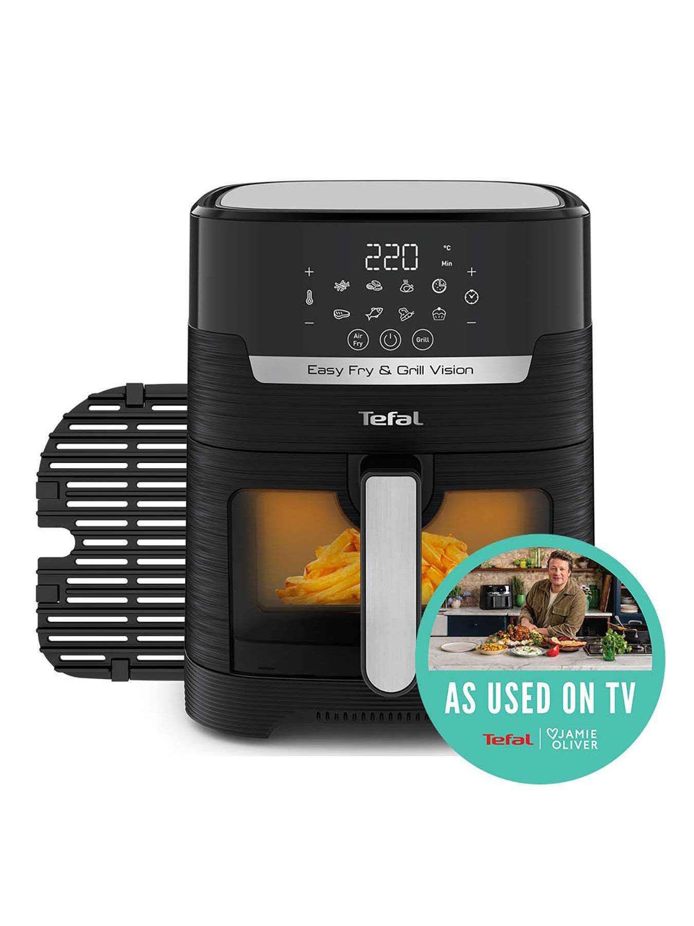 Image 7 of 8 of Tefal Easy Fry Vision Air Fryer&amp;Grill, 4.2L, 8 programs, Black, EY506840