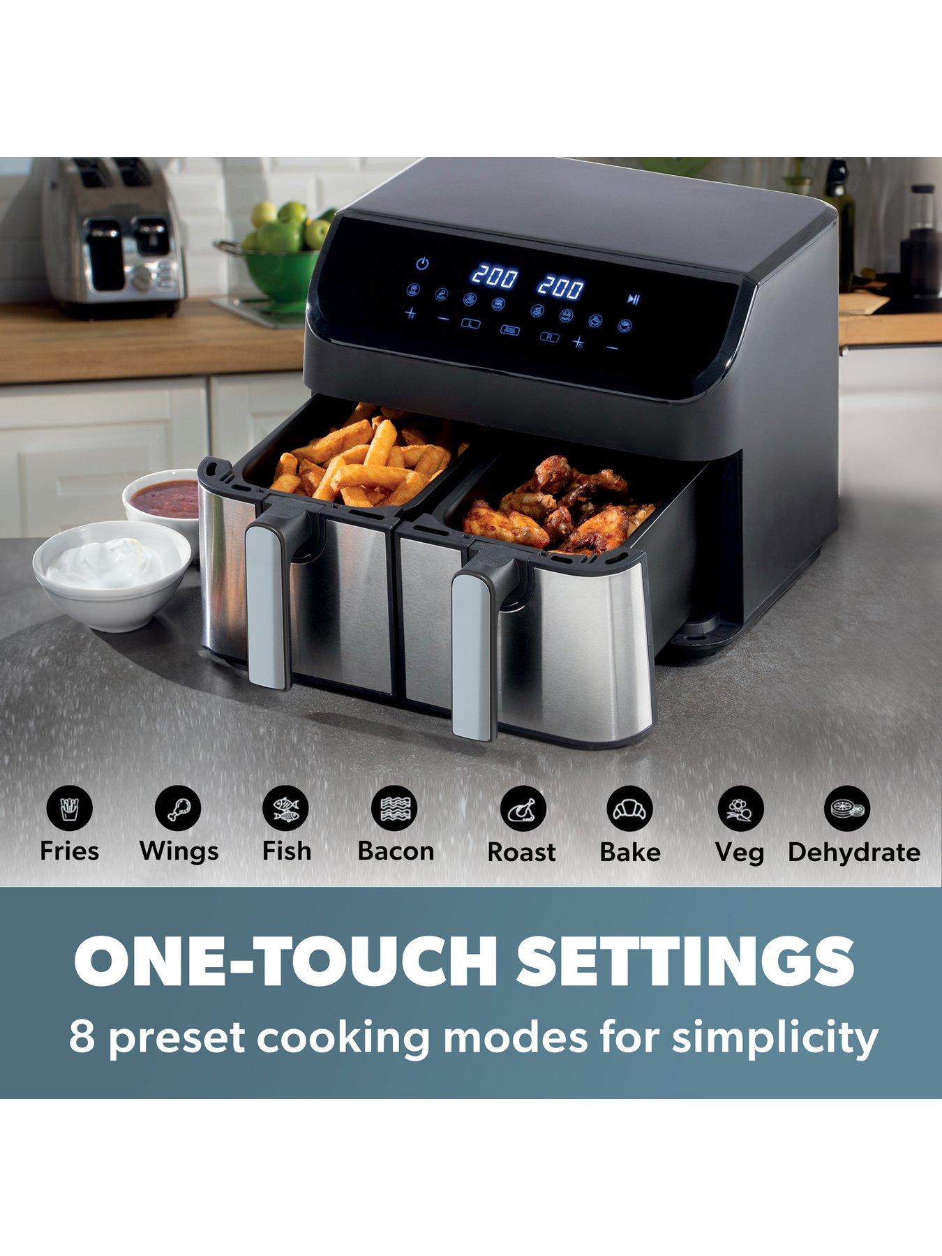Image 5 of 7 of Daewoo Xl 9L Digital Double Drawer Air Fryer