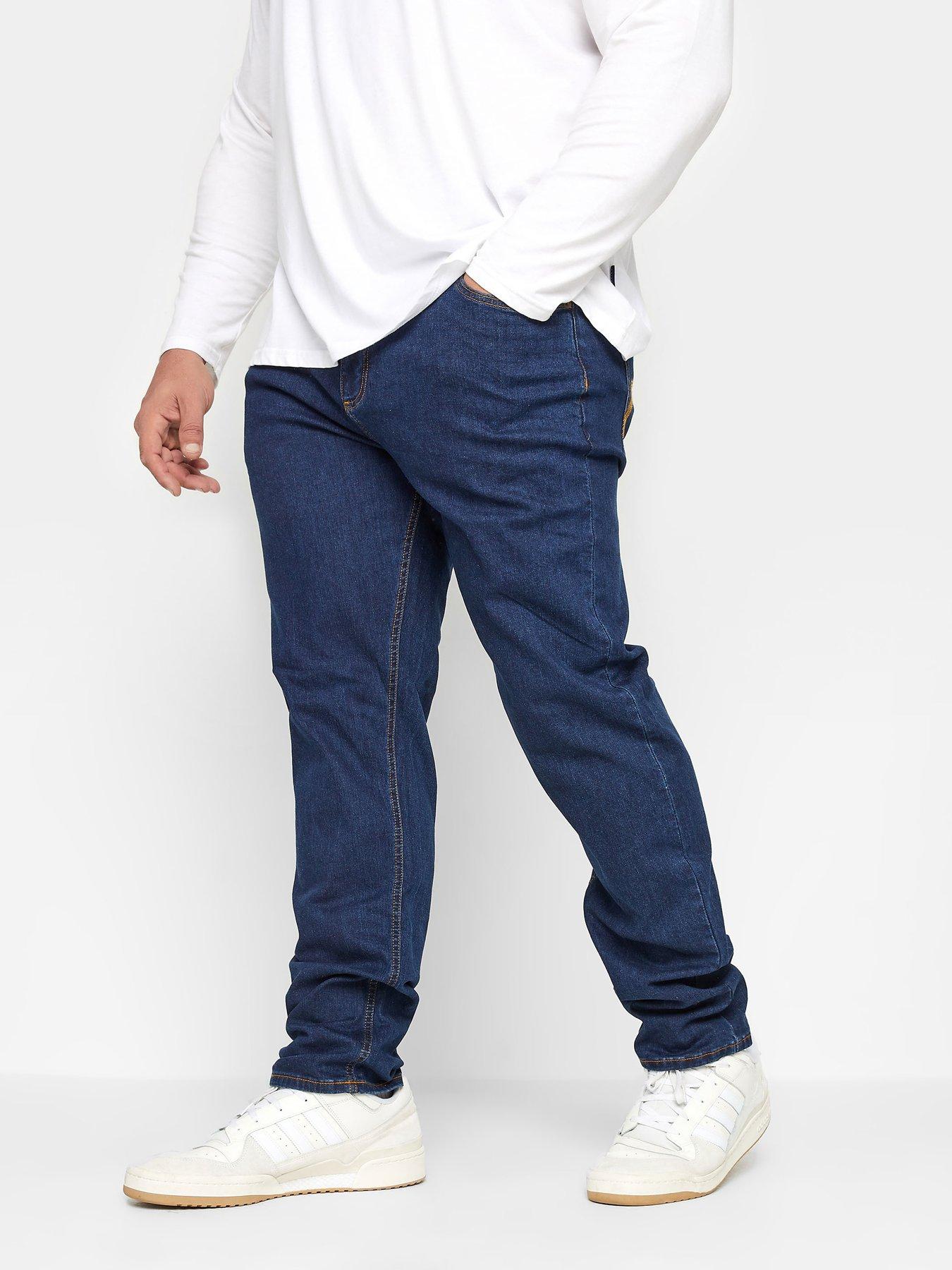 Mens big and tall designer clearance jeans