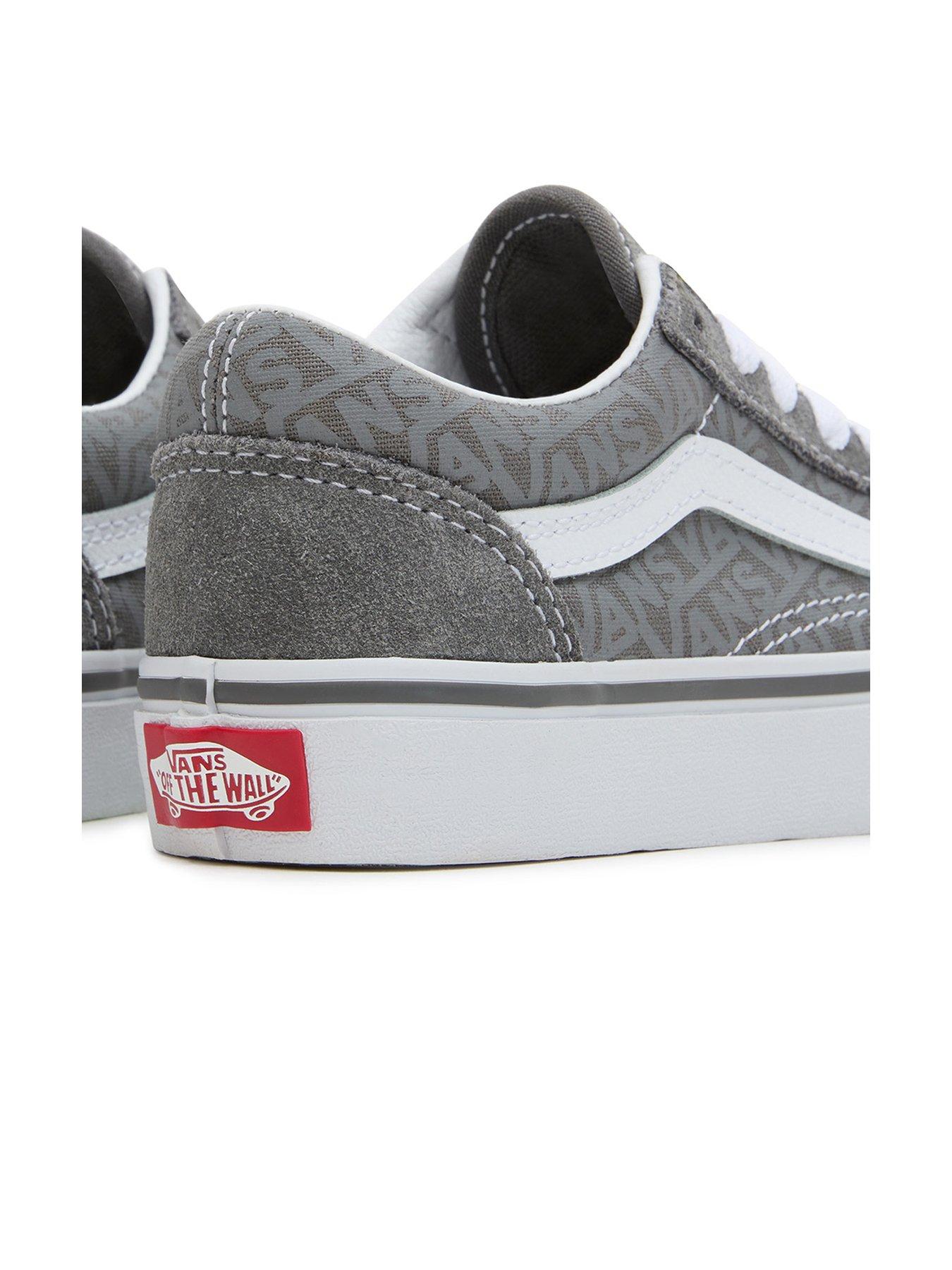 Girls on sale vans grey