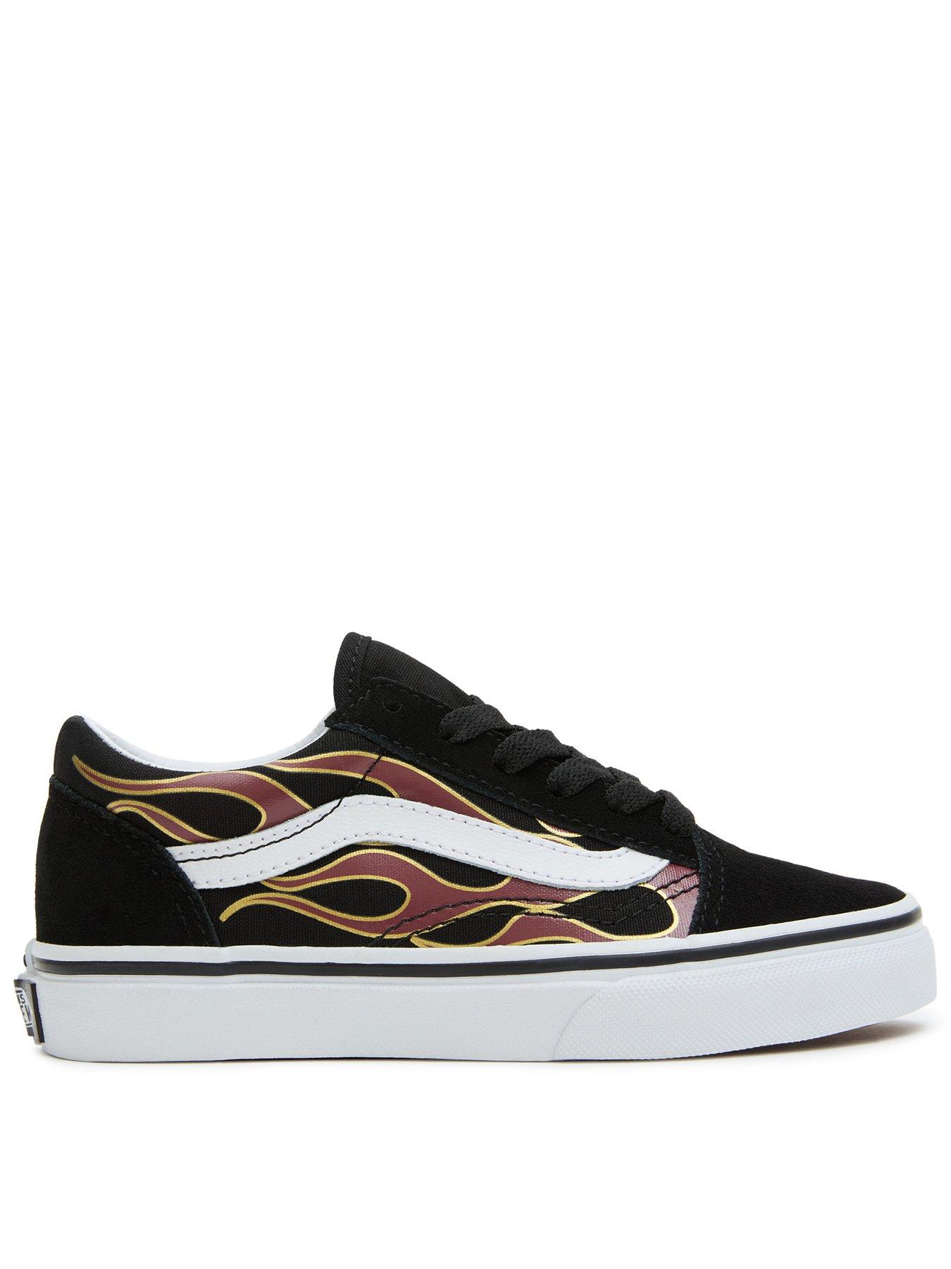 Flame best sale vans black