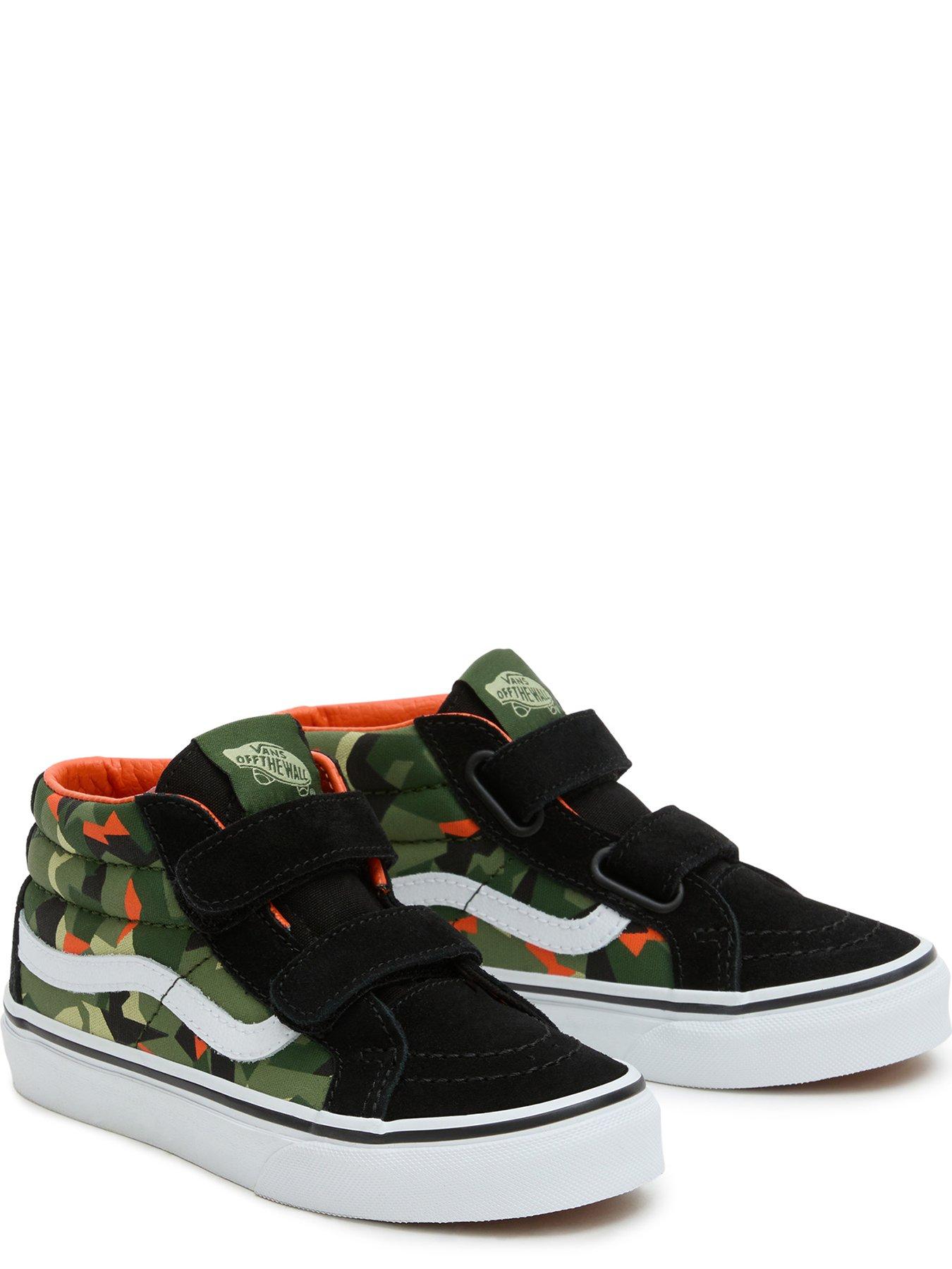 Vans high top store velcro