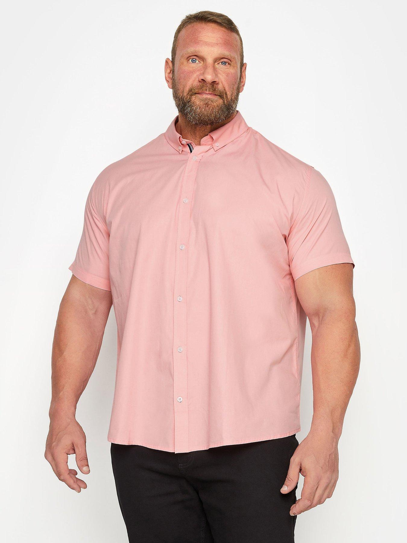 Image 1 of 1 of BadRhino Bre Short Sleeve Poplin Shirt - Pink