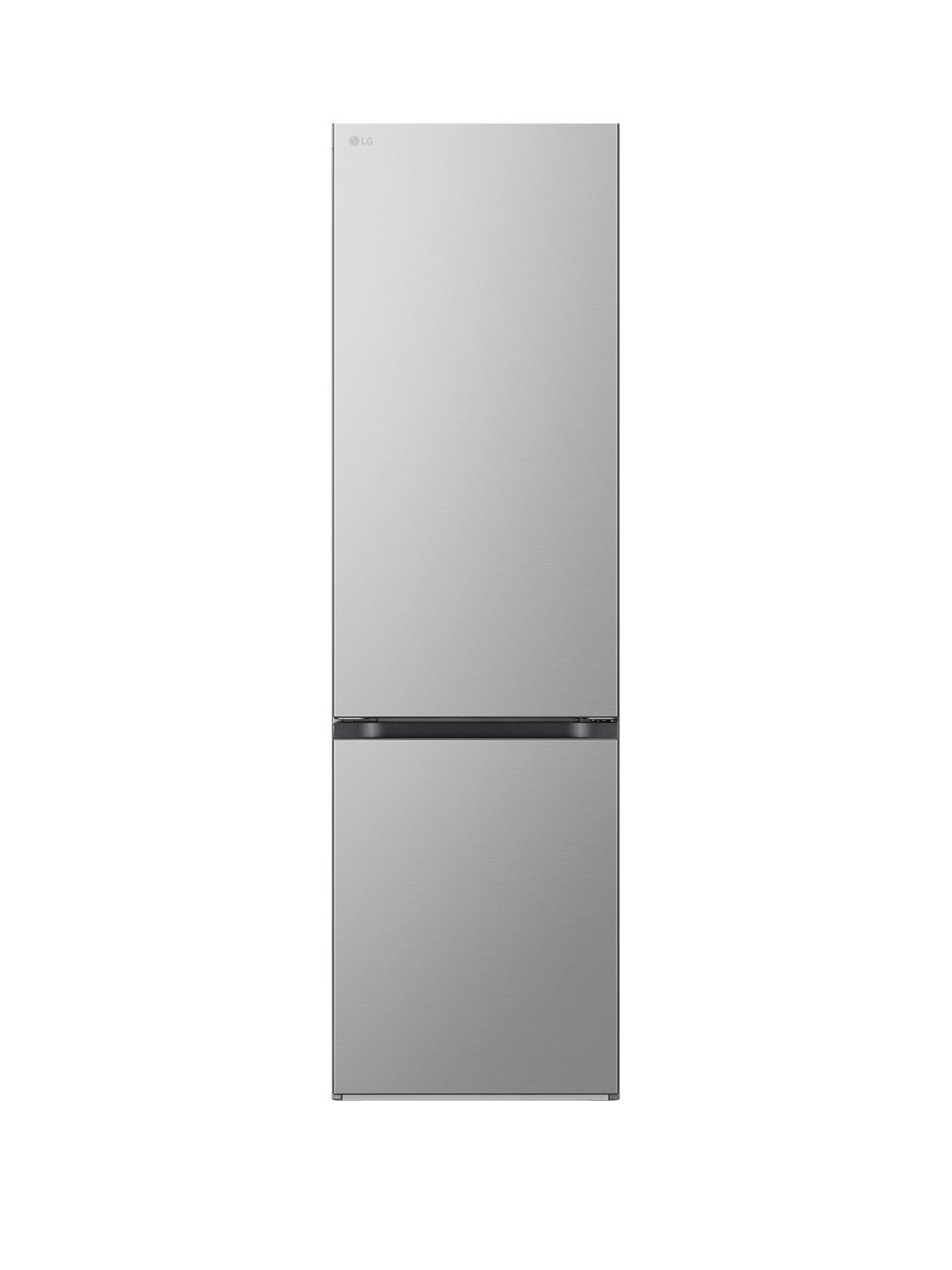 Product photograph of Lg Naturefresh Gbv3200dpy 60cm Wide Fridge Freezer - Prime Silver - 387l from very.co.uk