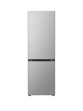 Product photograph of Lg Naturefresh Gbv3100dpy 60cm Wide Fridge Freezer - Prime Silver - 344l from very.co.uk