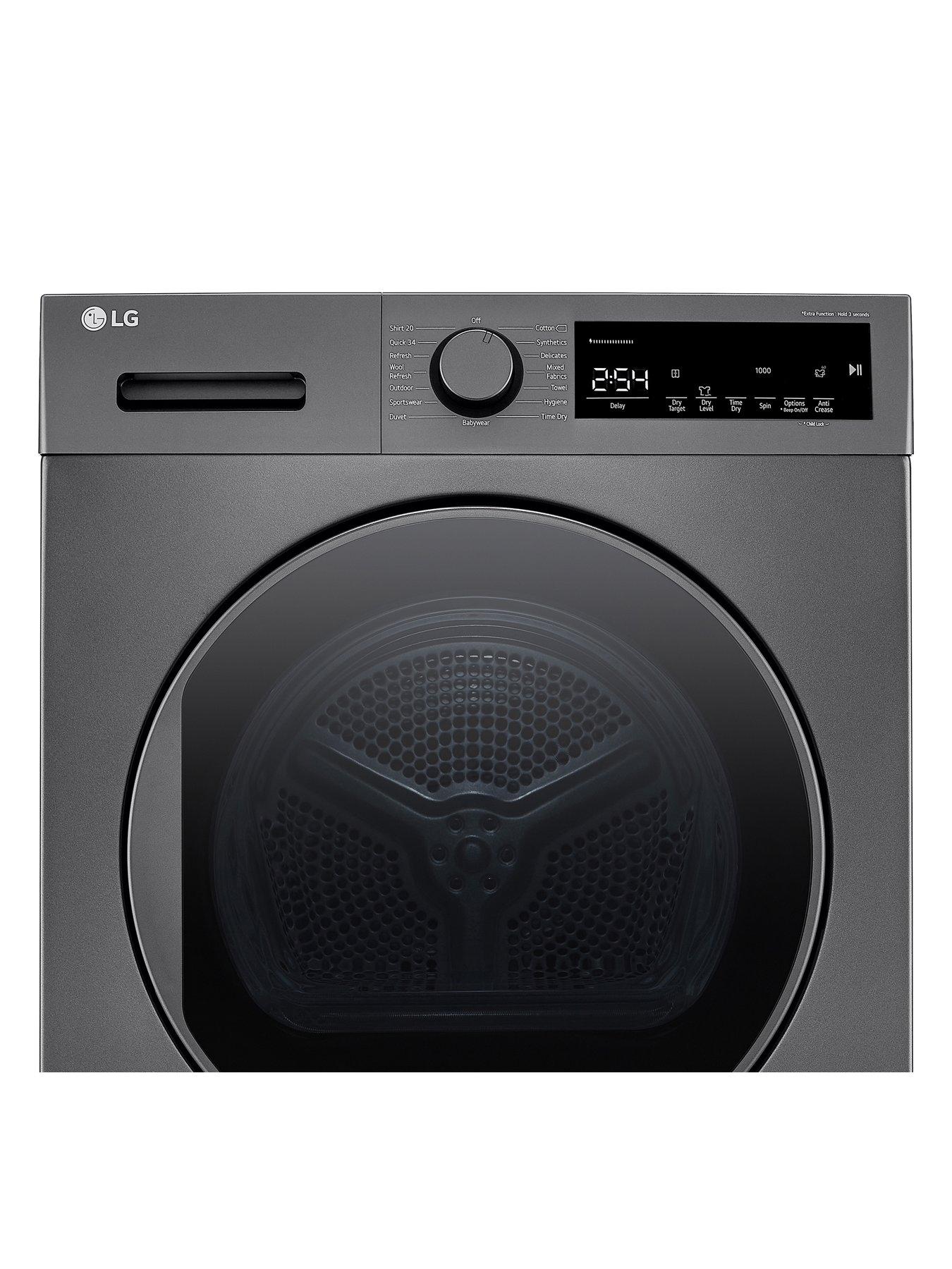 Image 4 of 7 of LG FDT208S 8kg Heat Pump Tumble Dryer - Dark Silver - A++ Rated
