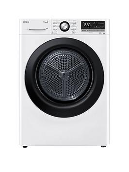 Product photograph of Lg Dual Dry Fdv309wn 9kg Heat Pump Tumble Dryer - White - A Rated from very.co.uk