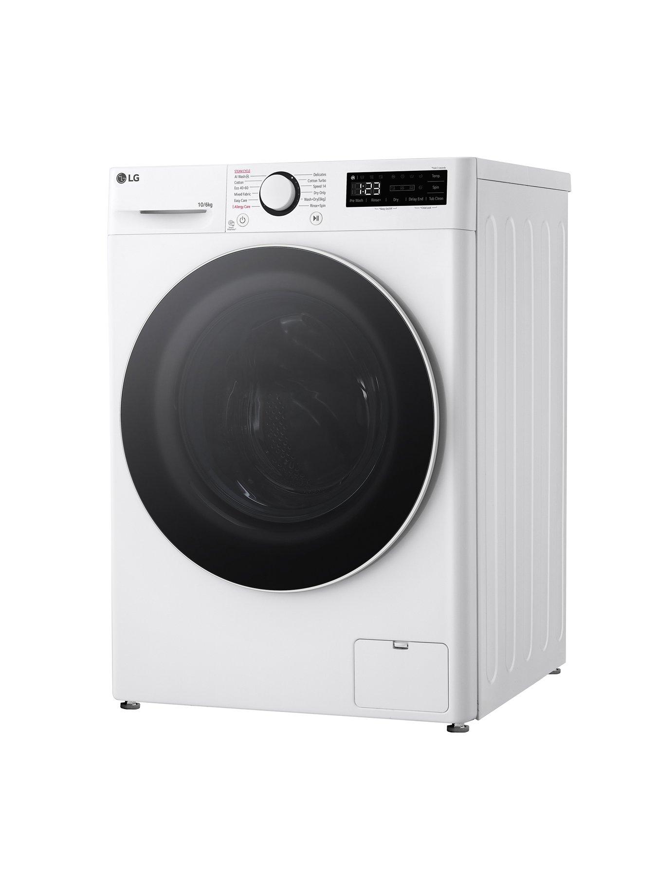 Image 2 of 6 of LG TurboWash FWY606WWLN1 10kg Wash,&nbsp;6kg Dry, 1400 Spin&nbsp;Washer Dryer - White
