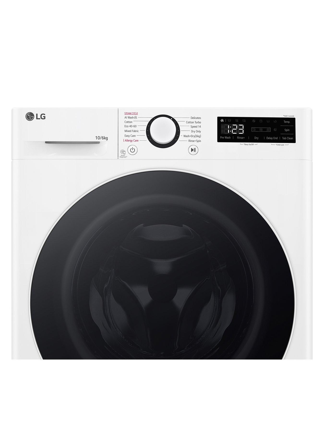 Image 5 of 6 of LG TurboWash FWY606WWLN1 10kg Wash,&nbsp;6kg Dry, 1400 Spin&nbsp;Washer Dryer - White