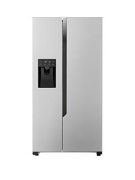 Product photograph of Lg Gsm32hsbeh Side-by-side Total No Frost Fridge Freezer With Non-plumbed Water Amp Ice Dispenser - Silver - 562l - E Rated from very.co.uk