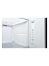  image of lg-naturefresh-gslv71pztd-side-by-side-fridge-freezer-with-non-plumbednbspwater-amp-icenbspdispensernbsp--shiny-steel-635l