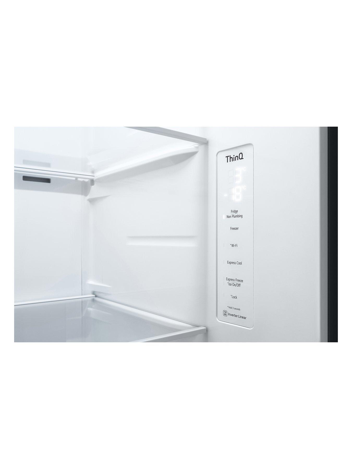 Image 4 of 7 of LG NatureFRESH GSLV71PZTD Side-by-Side Fridge Freezer with Non-Plumbed&nbsp;Water &amp; Ice&nbsp;Dispenser&nbsp;- Shiny Steel - 635L
