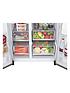  image of lg-instaview-gsvv80pyll-side-by-side-6040-americannbspfridge-freezer-prime-silver-655l-e-rated