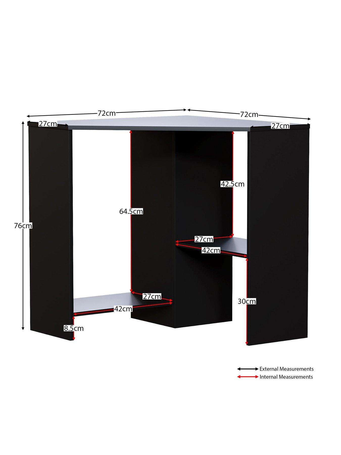 Image 6 of 6 of Vida Designs Hetton Corner Desk