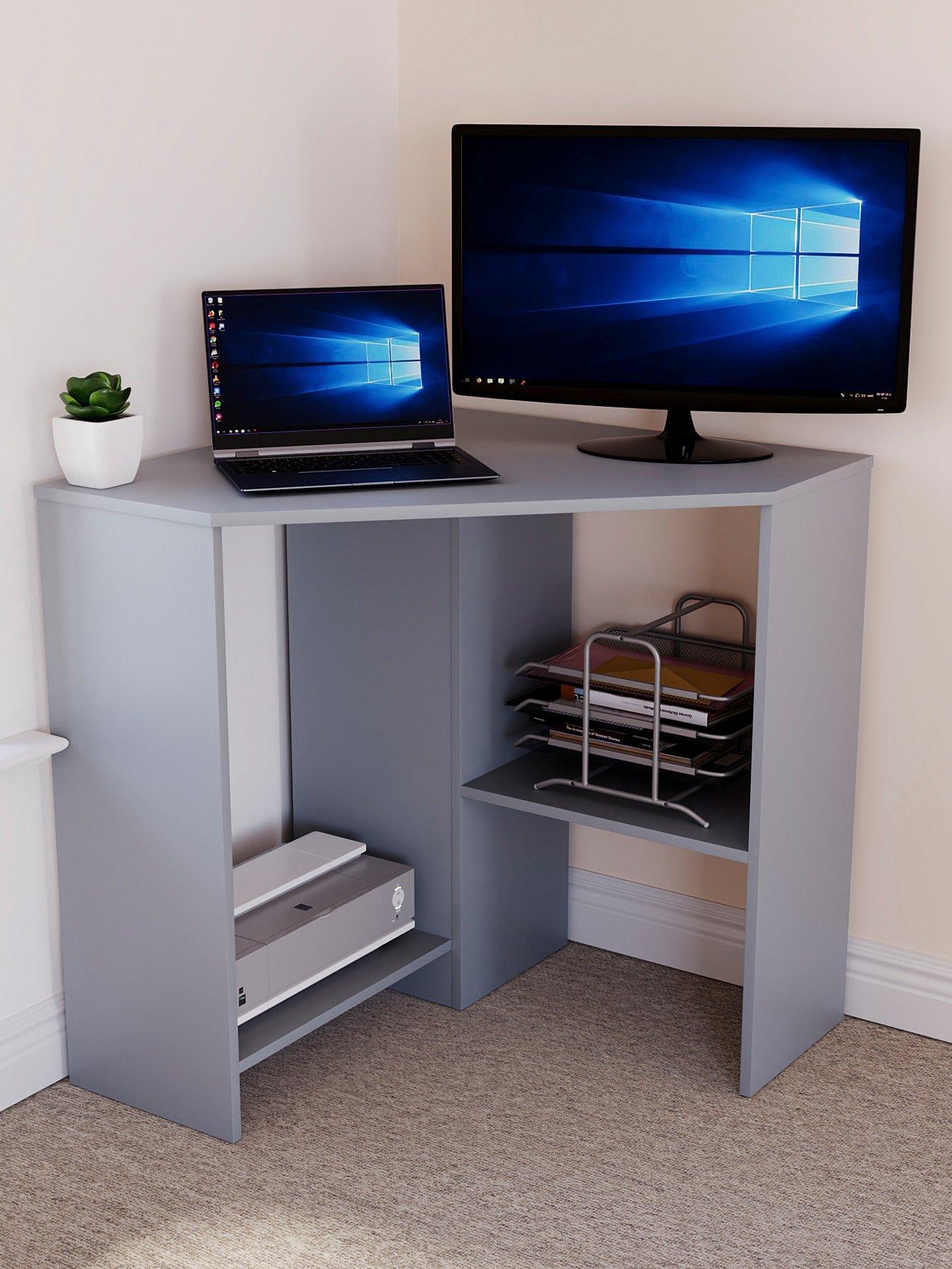 Metro deals desk grey