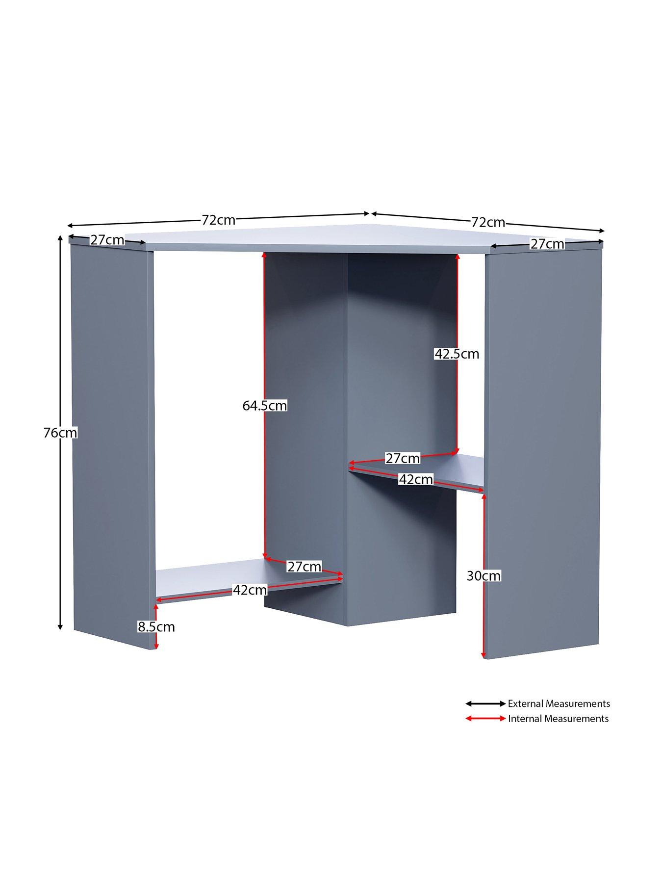 Image 6 of 6 of Vida Designs Hetton Corner Desk