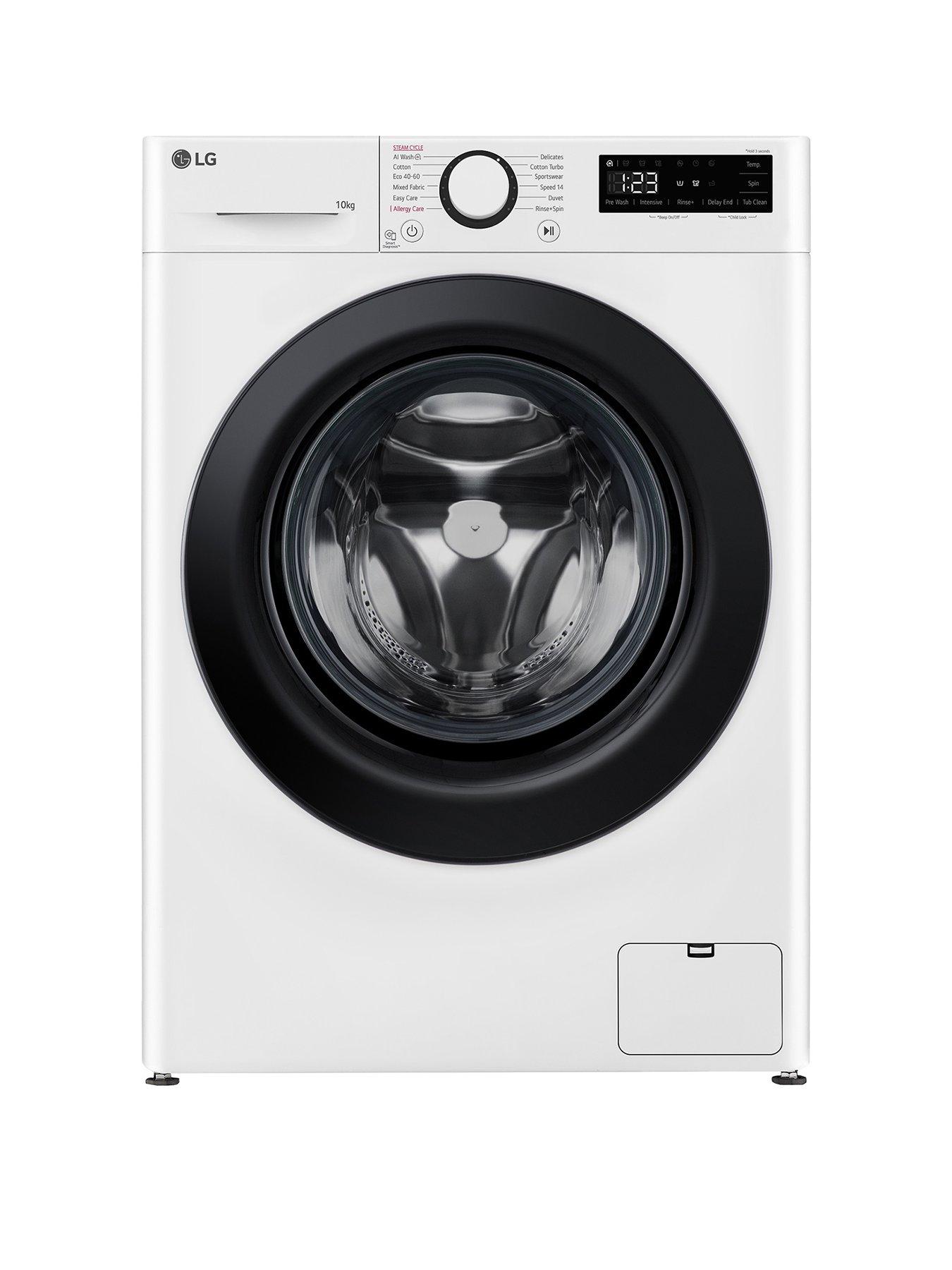 LG Series 4 AI Direct DriveT F4Y510WBLN1 10 kg Washing Machine - White - A-10% Rated