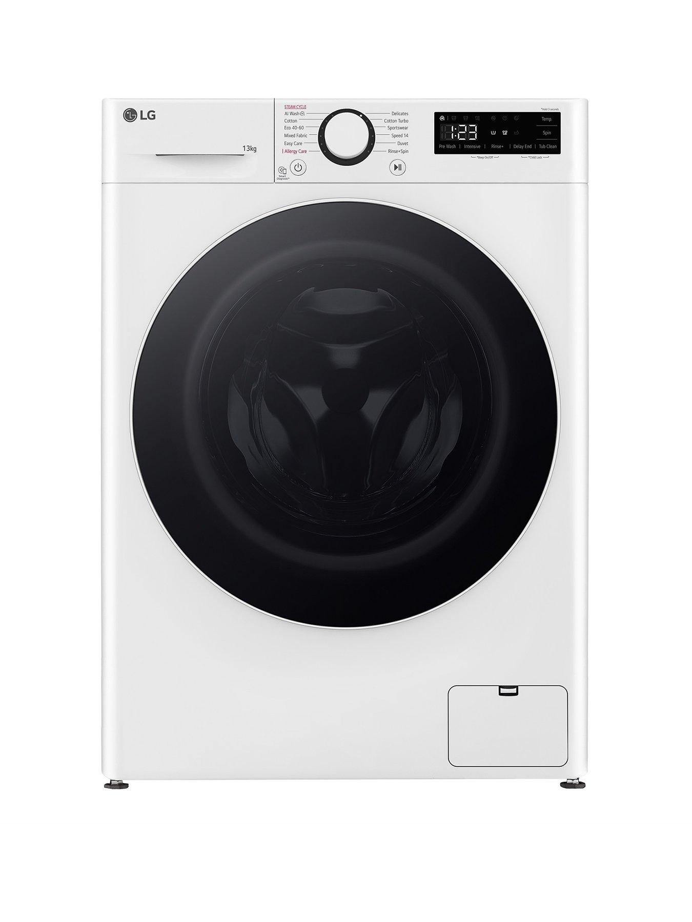 LG TurboWash F4Y513WWLN1 13kg Wash, 1400 Spin Washing Machine - White