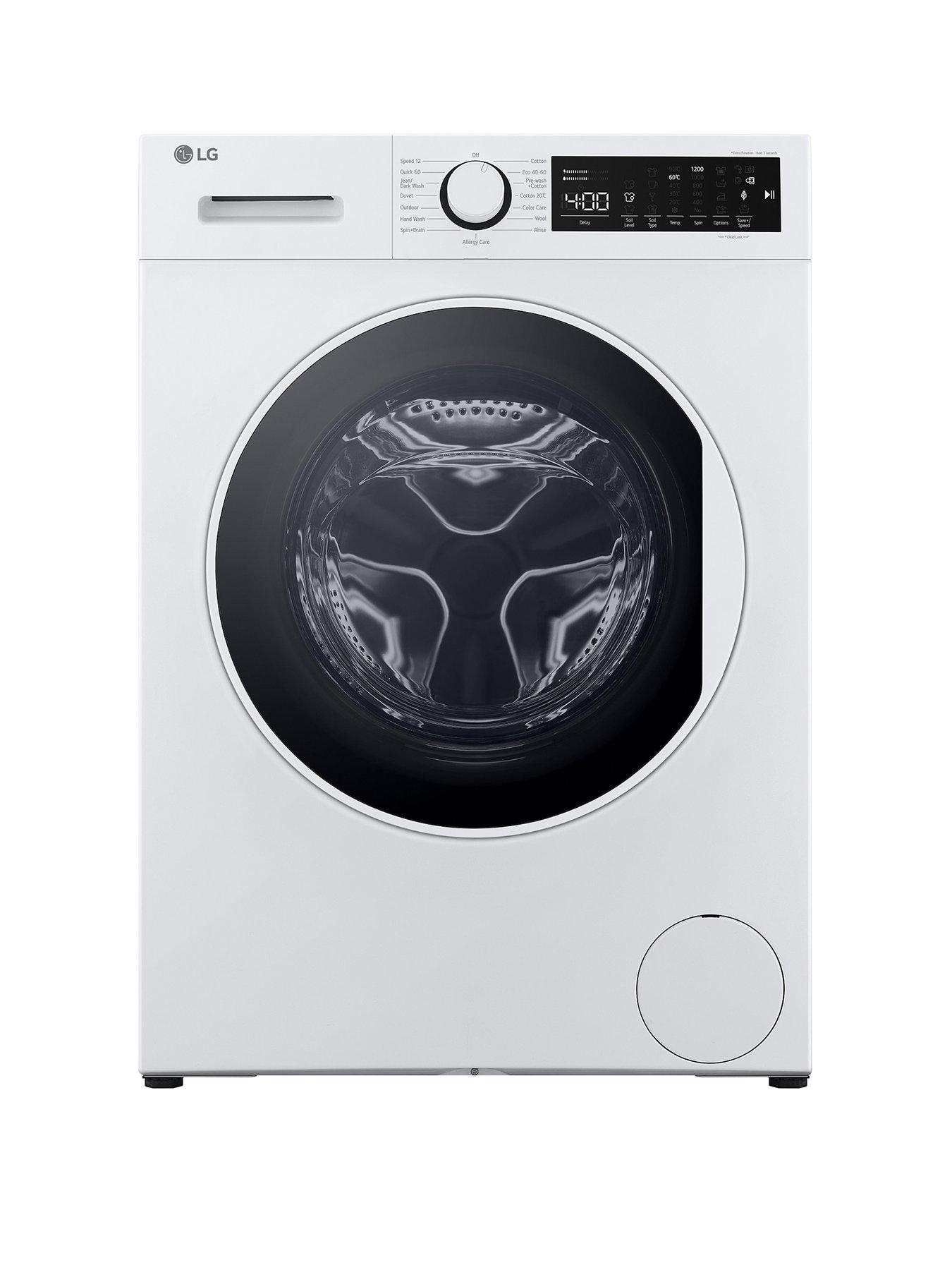 Lg Steam F2T208Wse 8Kg Load, 1200 Spin Washing Machine - White