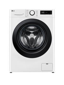 Product photograph of Lg Turbowash F4y511wbln1 11kg Wash 1400 Spin Washing Machine - White from very.co.uk