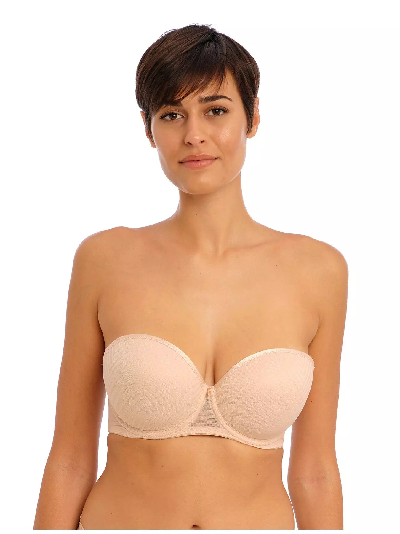 UK Size White Padded Strapless Multiway Push Up Underwired Bra 32-46  B-D-DD-E
