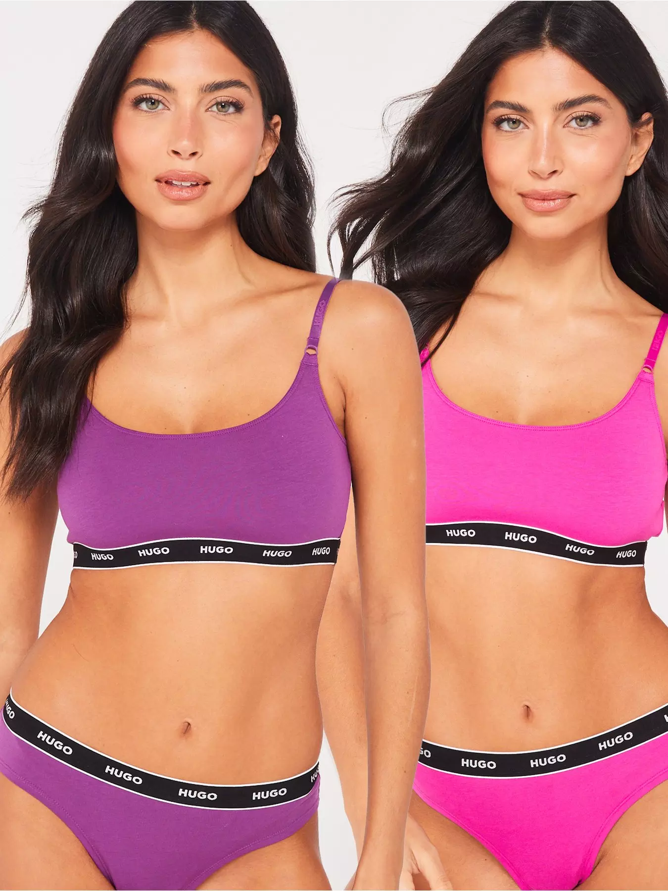 HUGO Red Label Triangle Bra - Purple