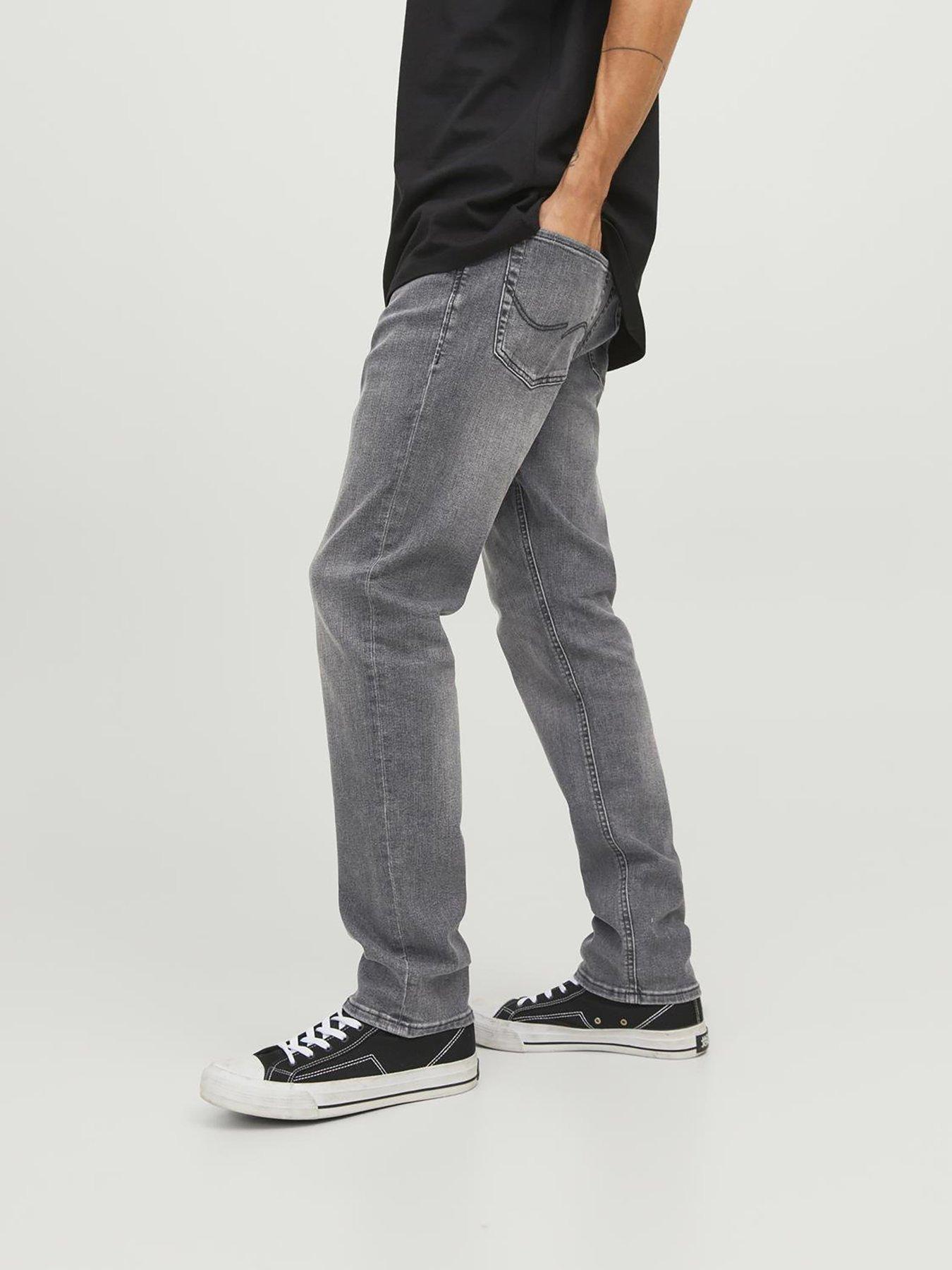 Image 4 of 6 of Jack & Jones Glenn Slim Fit Jeans - Grey