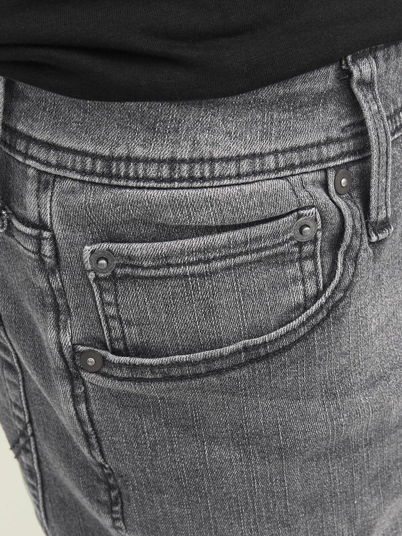 Image 5 of 6 of Jack & Jones Glenn Slim Fit Jeans - Grey