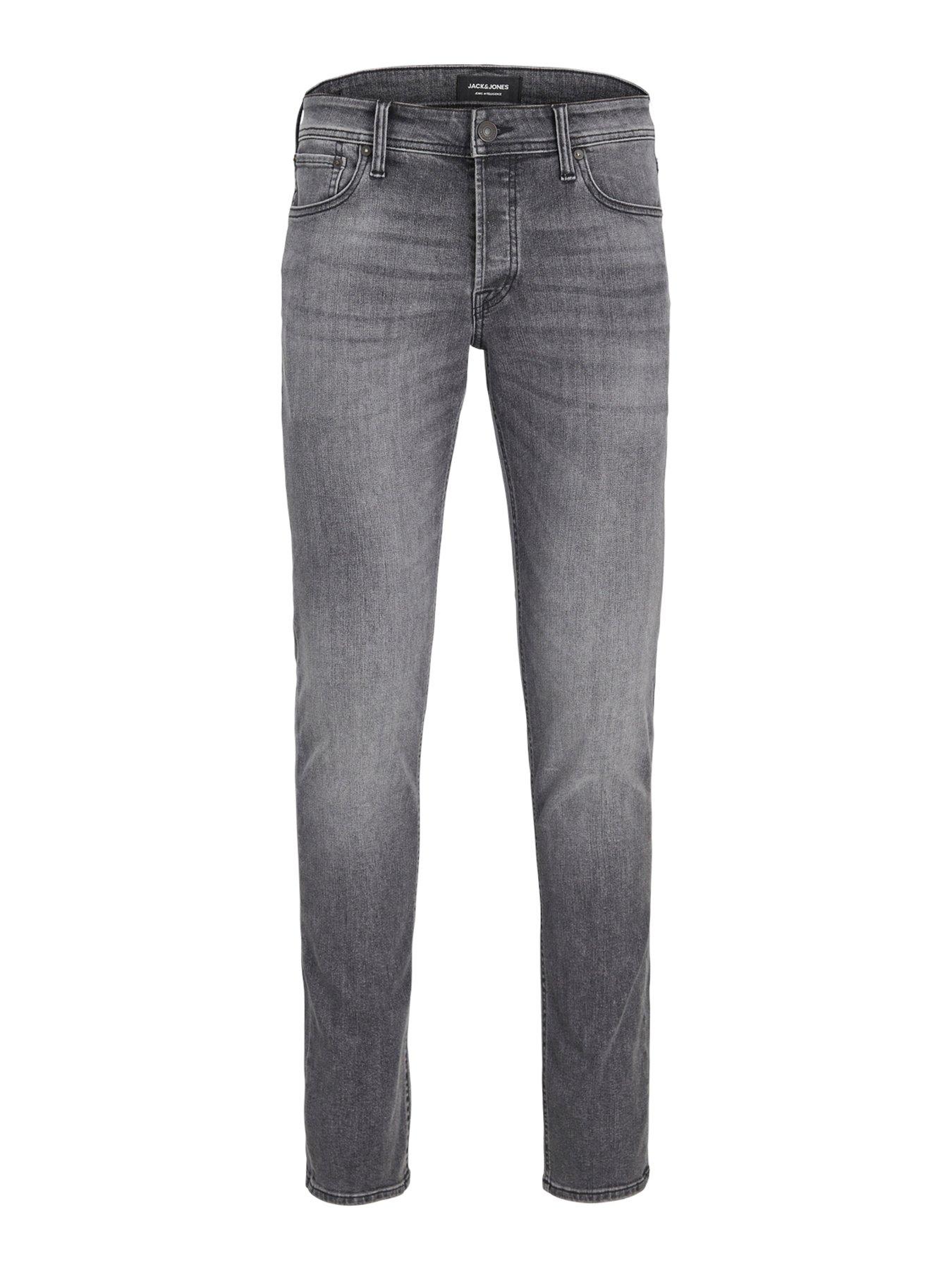 Image 6 of 6 of Jack & Jones Glenn Slim Fit Jeans - Grey