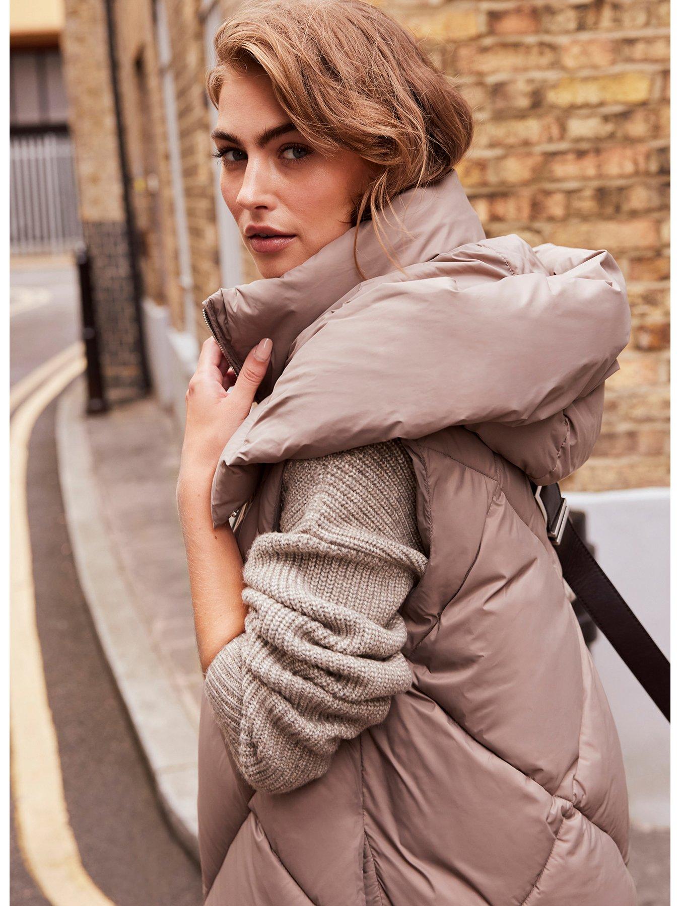 Mint Velvet Padded Longline Parka Coat, £229.00