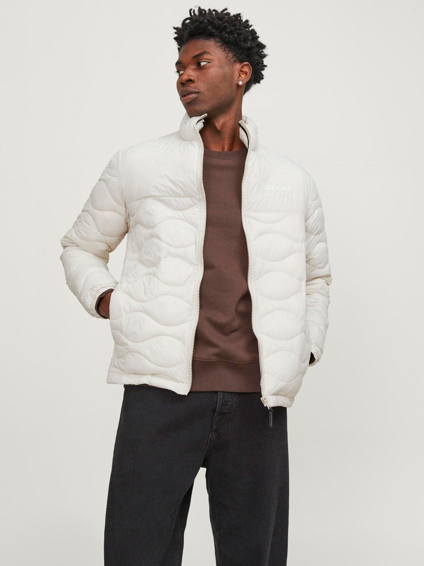 Jack Jones Jack Jones Quilted Jacket Off White Very