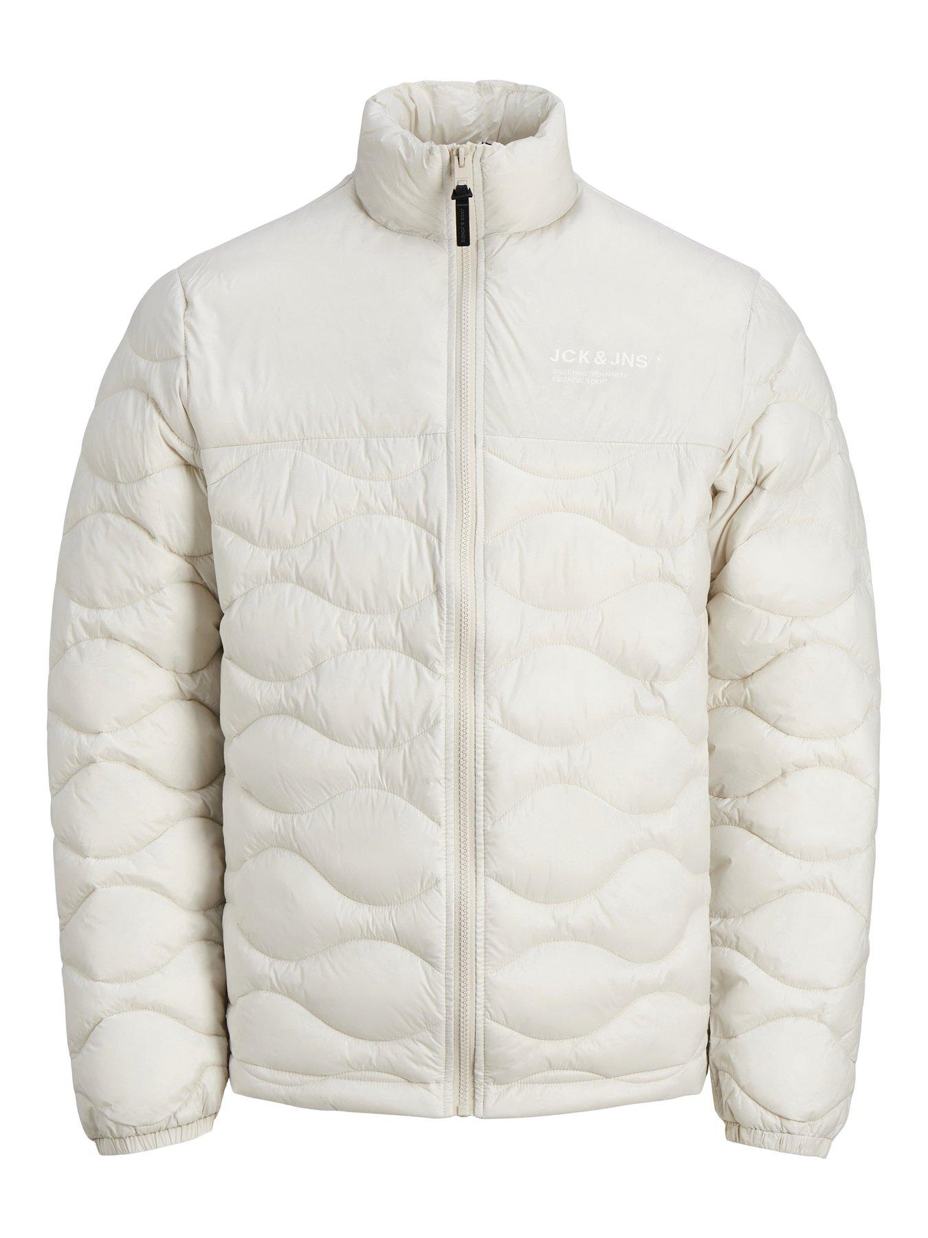 Jack Jones Jack Jones Quilted Jacket Off White Very