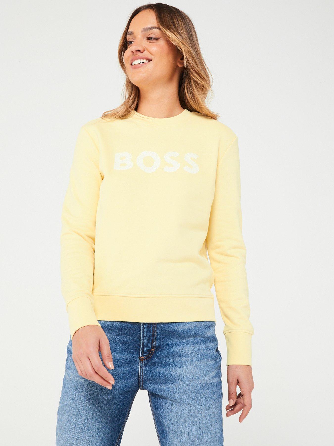 Hugo boss yellow deals sweatshirt